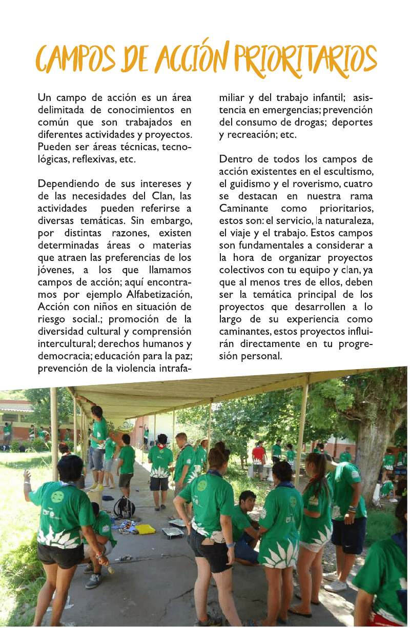 Actividad de Caminantes incluida en la agenda